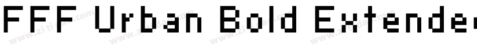 FFF Urban Bold Extended字体转换